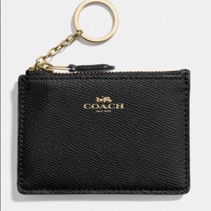 Coach Skinny Mini ID Credit Card Case Key Chain
